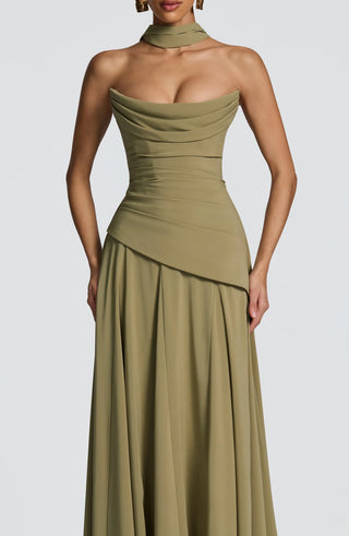 PATRICIA MAXI DRESS - SAGE