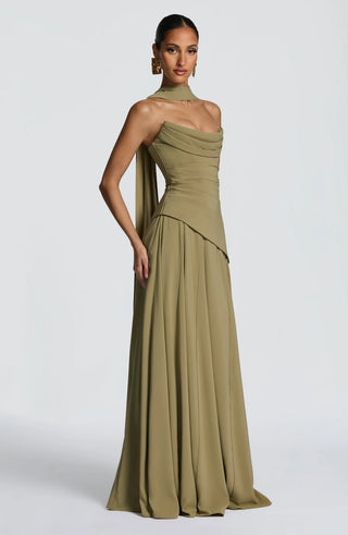 PATRICIA MAXI DRESS - SAGE