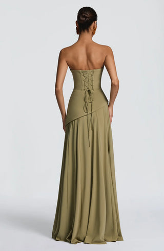 PATRICIA MAXI DRESS - SAGE