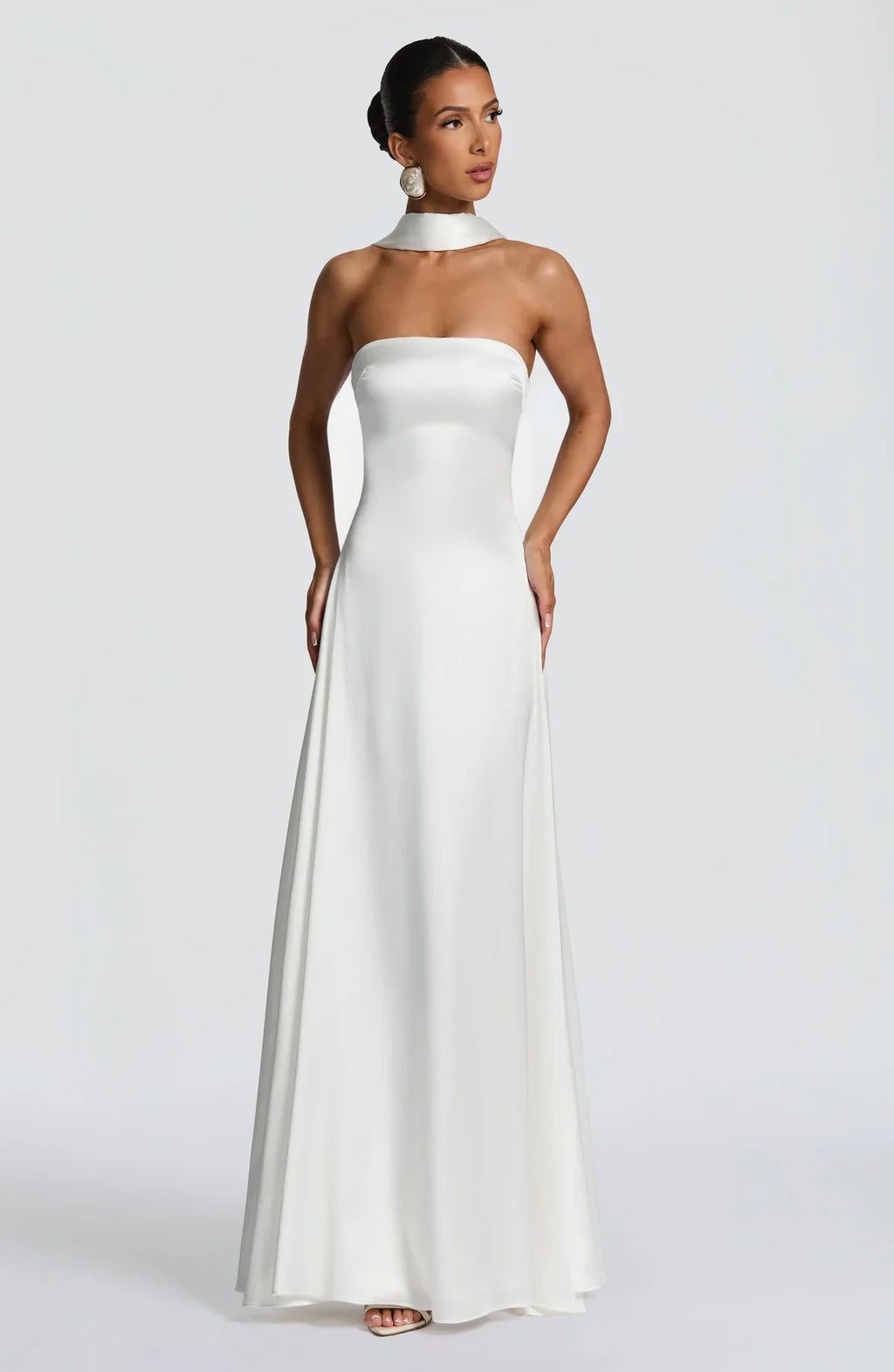 MORVEN MAXI DRESS - WHITE