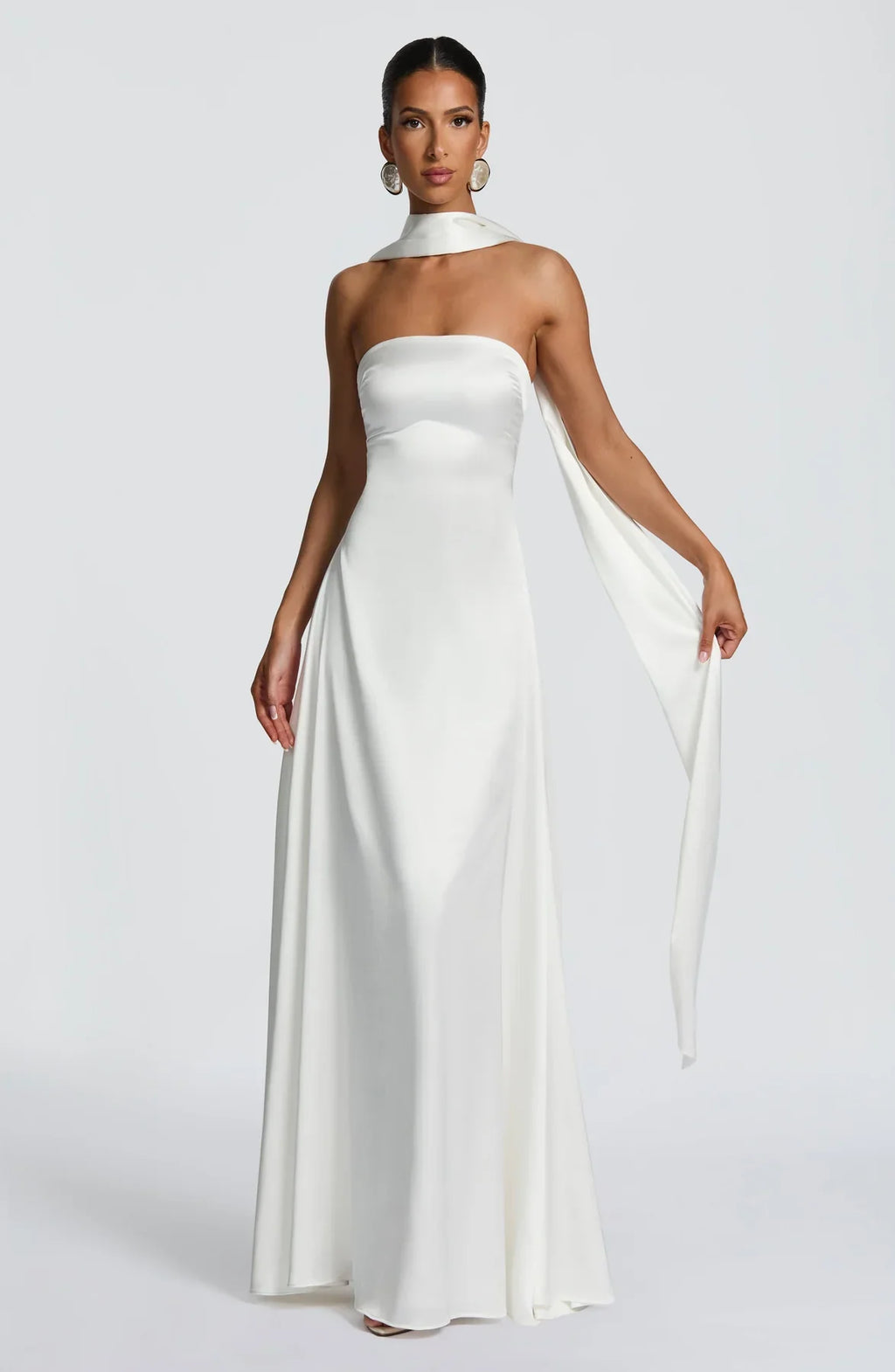 MORVEN MAXI DRESS - WHITE
