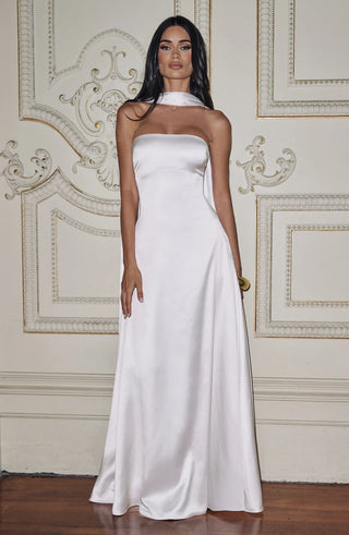 MORVEN MAXI DRESS - WHITE