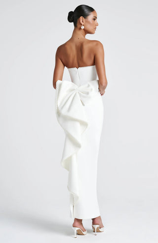 MAGNOLIA MAXI DRESS - WHITE