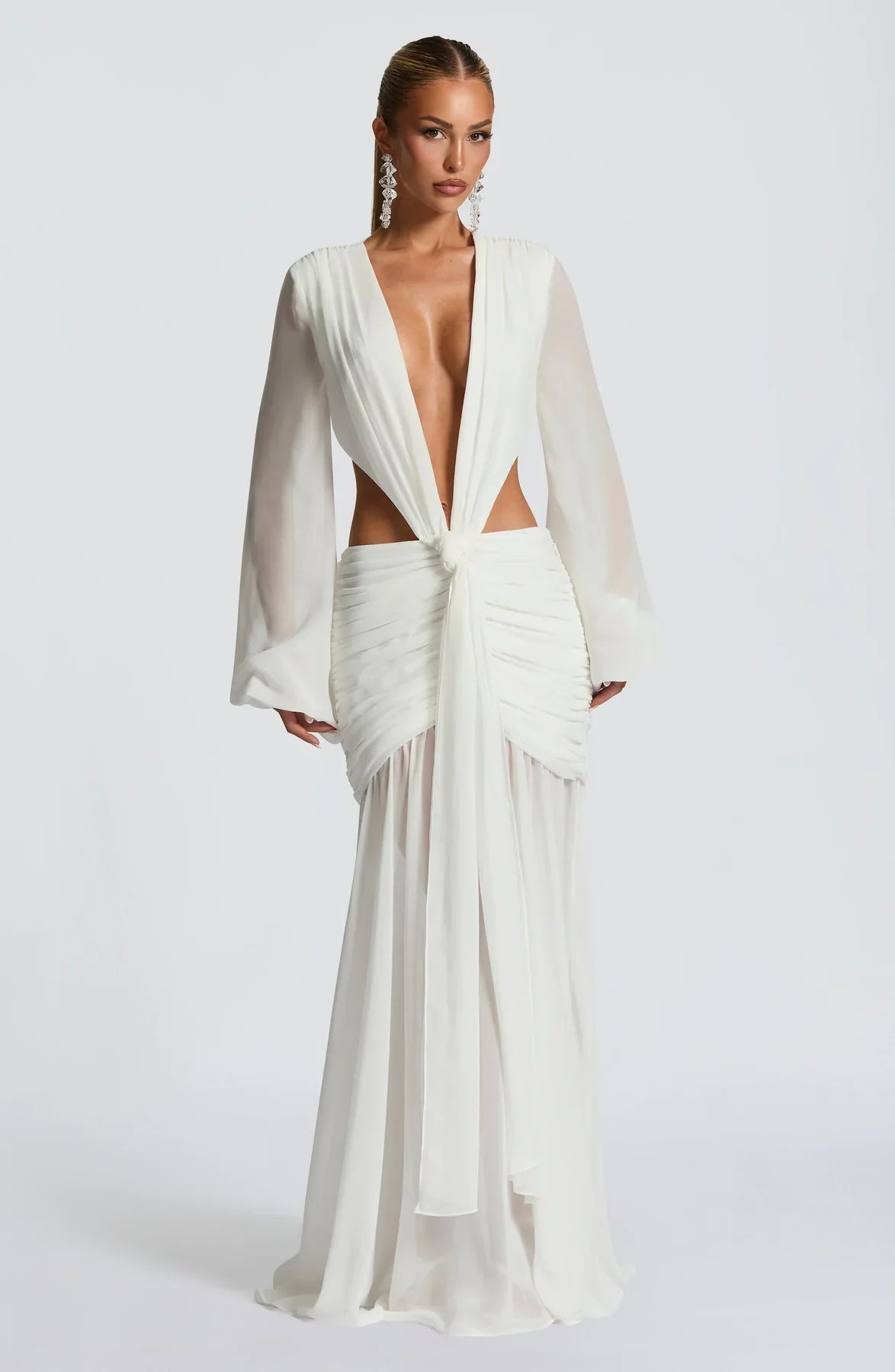 ANDRINA MAXI DRESS - WHITE