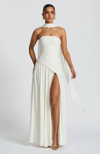 MALIYAH MAXI DRESS - WHITE