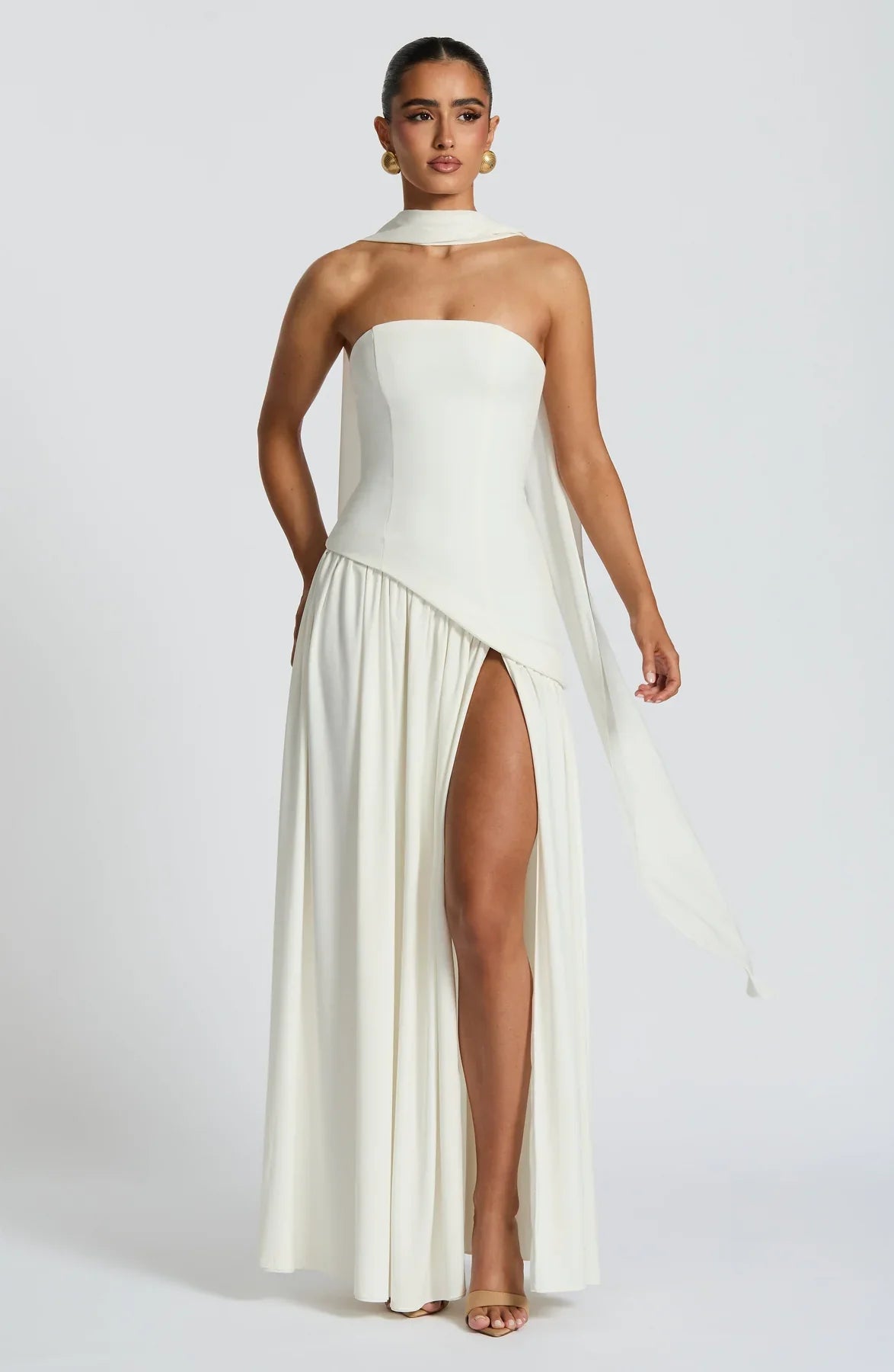 MALIYAH MAXI DRESS - WHITE