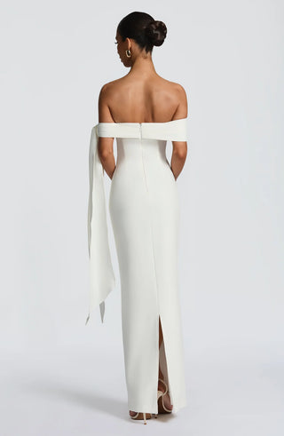 ADDIE MAXI DRESS - WHITE