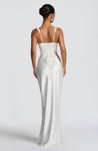 CALANTHE MAXI DRESS - WHITE