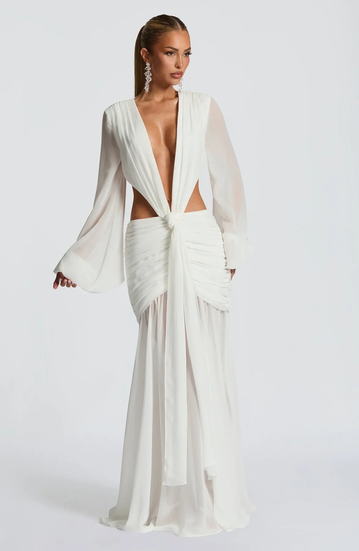 ANDRINA MAXI DRESS - WHITE
