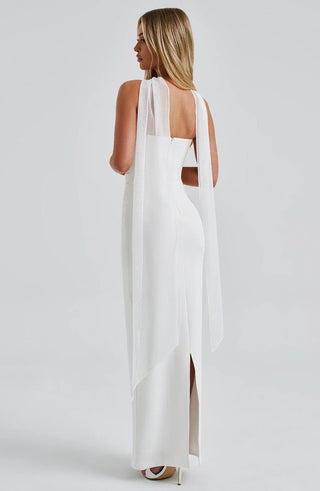 YULIA MAXI DRESS - WHITE