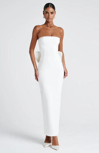 MAGNOLIA MAXI DRESS - WHITE