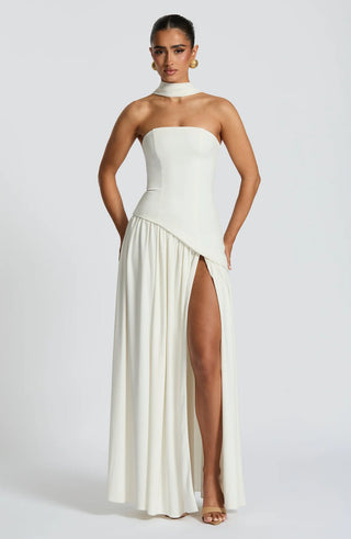 MALIYAH MAXI DRESS - WHITE