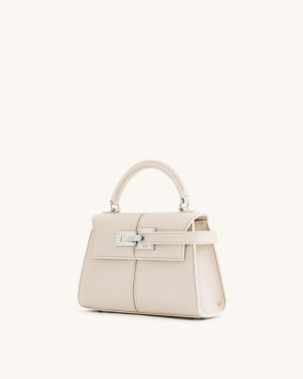 ELISE TOP HANDLE BAG - WHITE