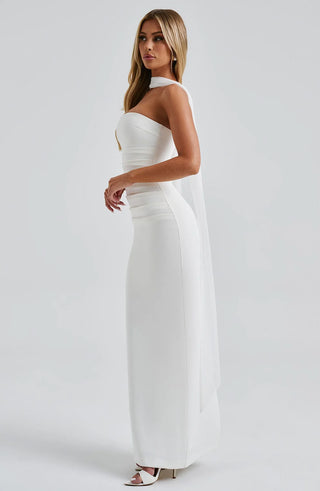 YULIA MAXI DRESS - WHITE