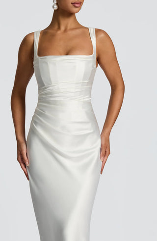 CALANTHE MAXI DRESS - WHITE