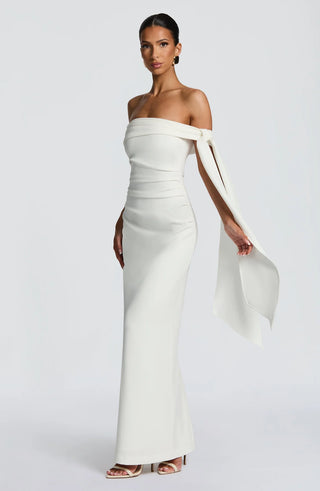 ADDIE MAXI DRESS - WHITE