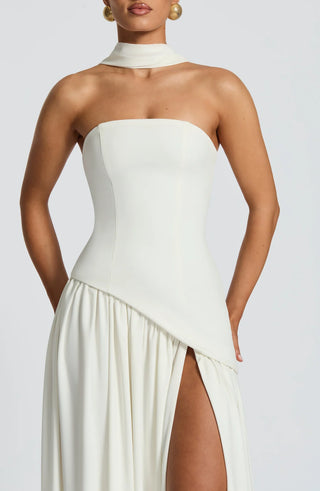 MALIYAH MAXI DRESS - WHITE