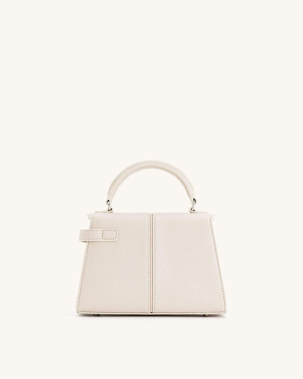 ELISE TOP HANDLE BAG - WHITE