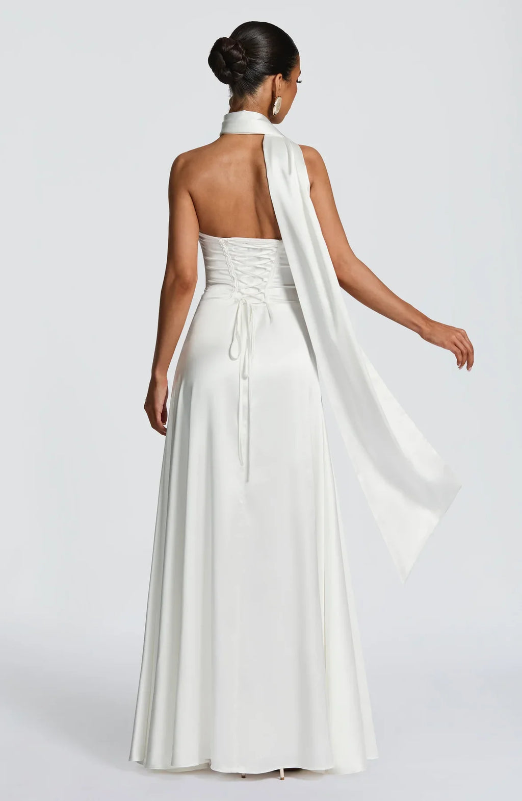 MORVEN MAXI DRESS - WHITE