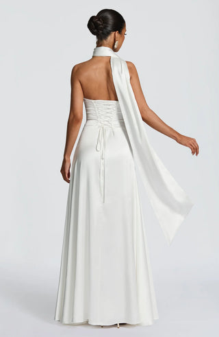 MORVEN MAXI DRESS - WHITE