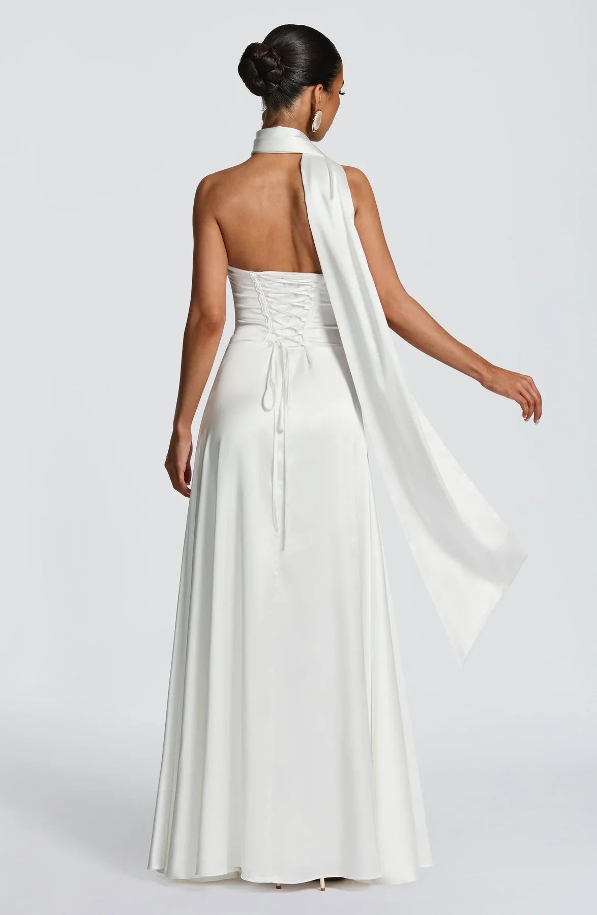 MORVEN MAXI DRESS - WHITE