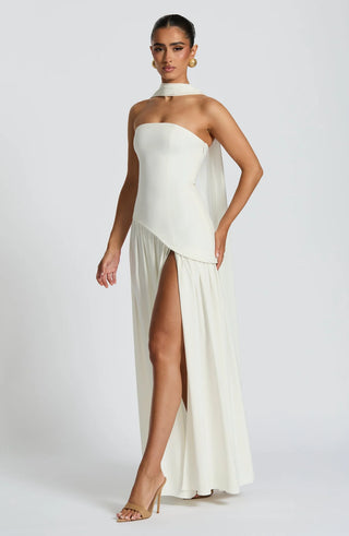 MALIYAH MAXI DRESS - WHITE