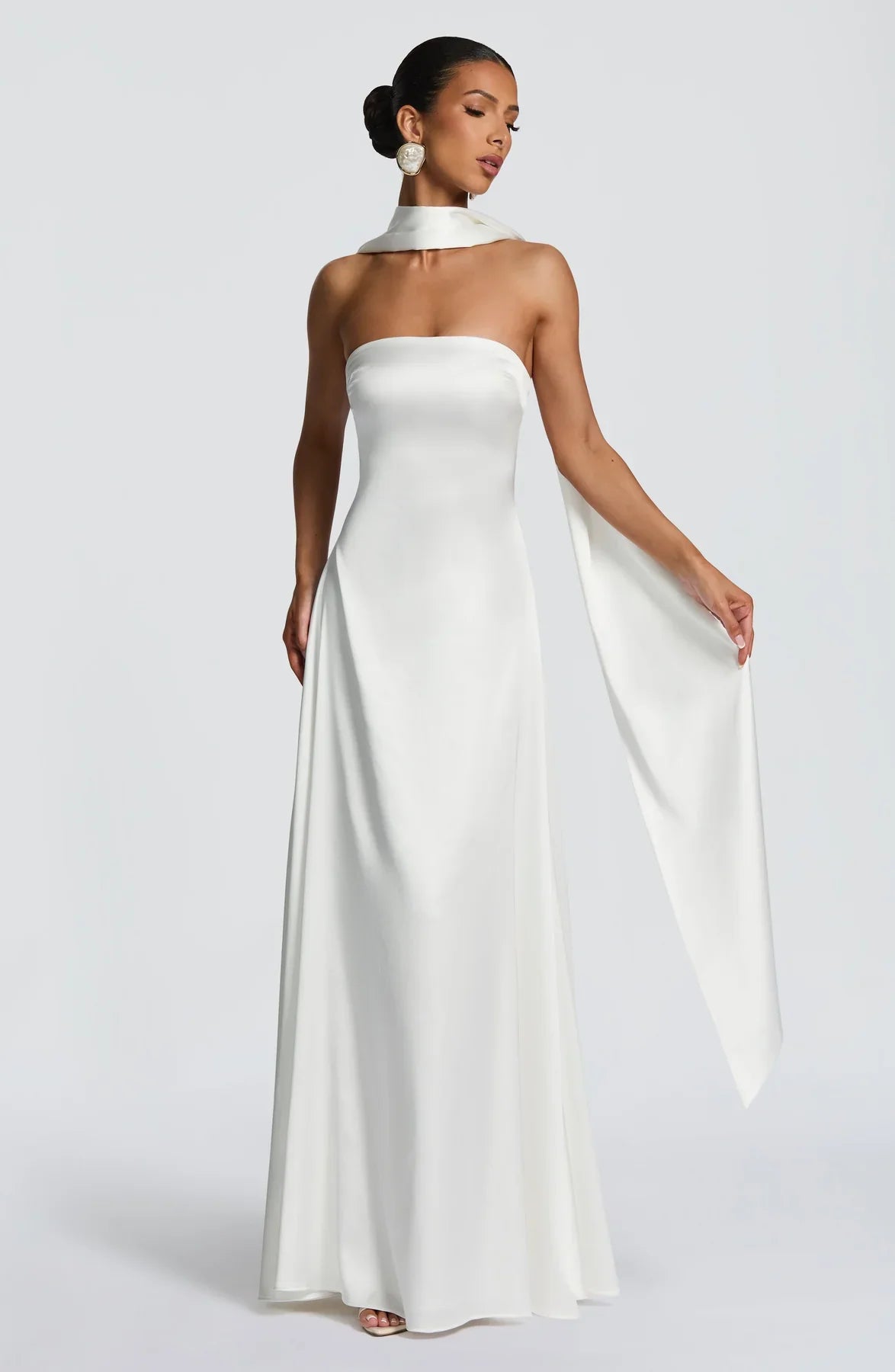 MORVEN MAXI DRESS - WHITE