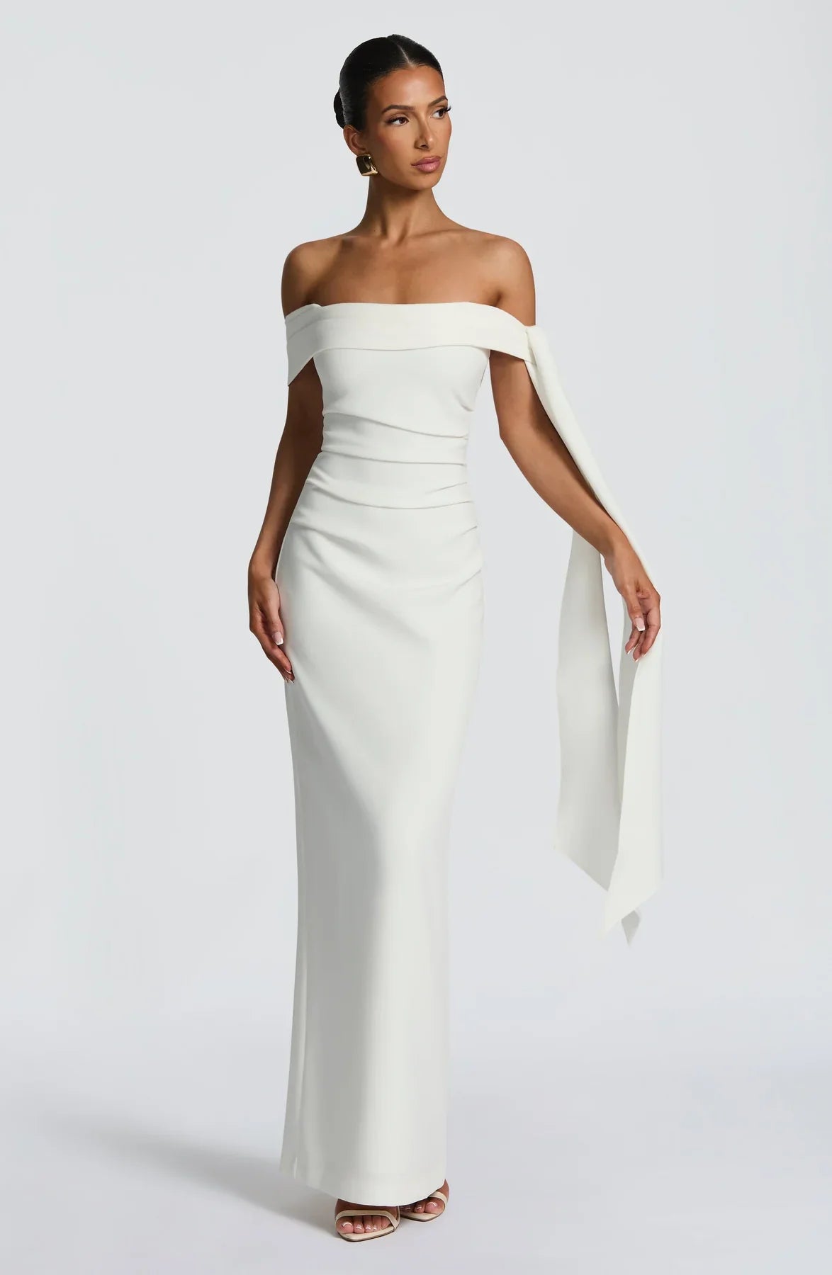 ADDIE MAXI DRESS - WHITE