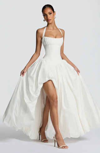 KEIRA MAXI DRESS - WHITE