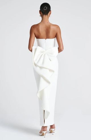 MAGNOLIA MAXI DRESS - WHITE