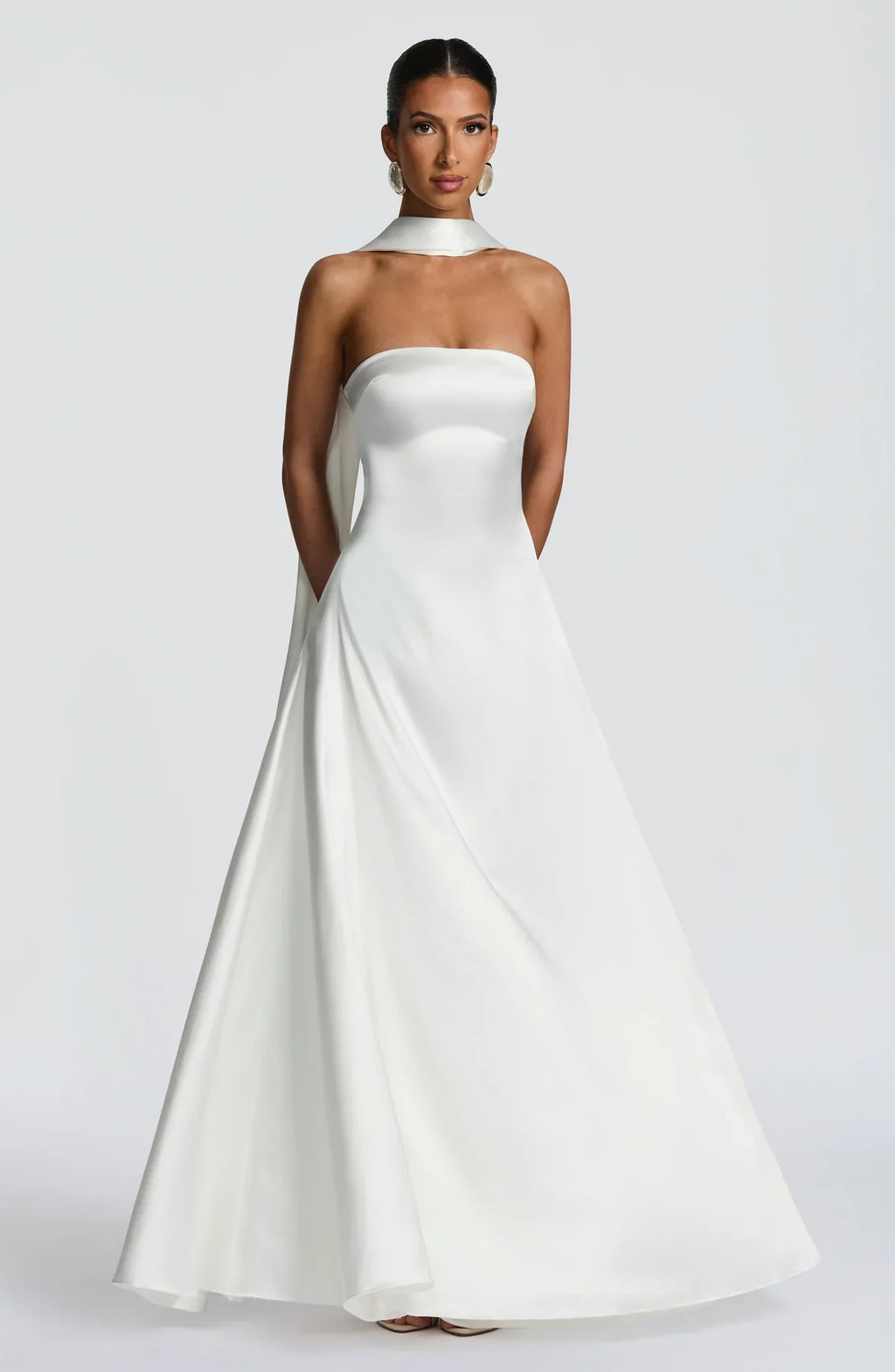 MORVEN MAXI DRESS - WHITE
