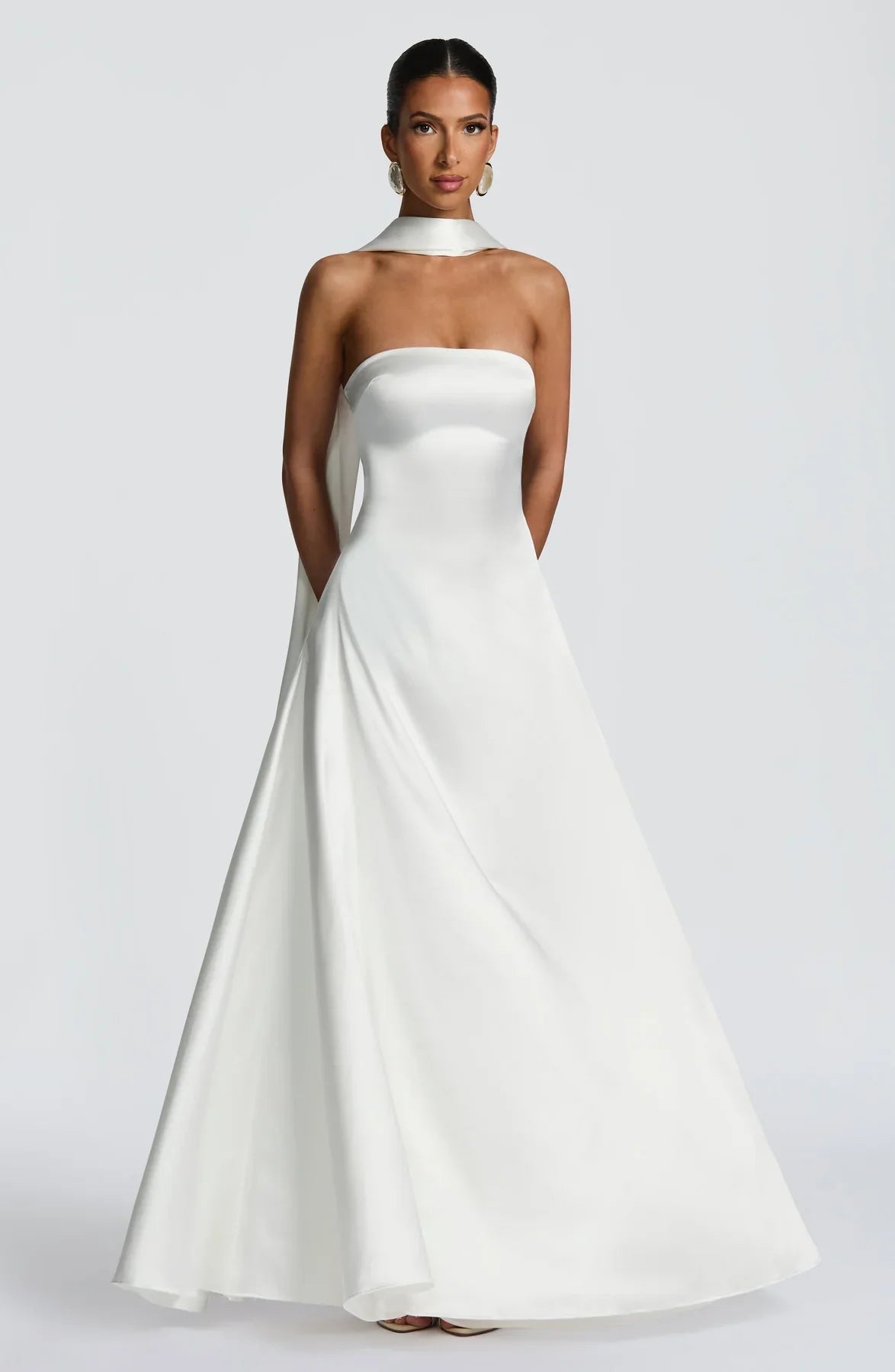 MORVEN MAXI DRESS - WHITE