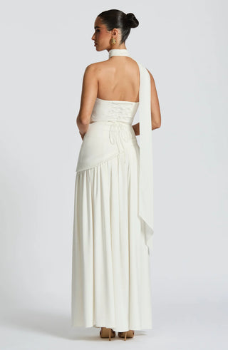 MALIYAH MAXI DRESS - WHITE