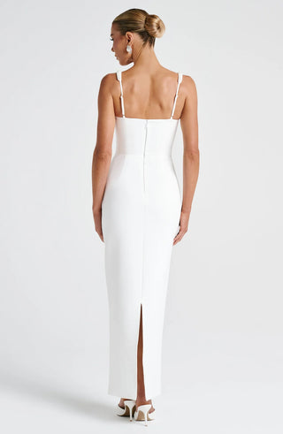 INES MAXI DRESS - WHITE