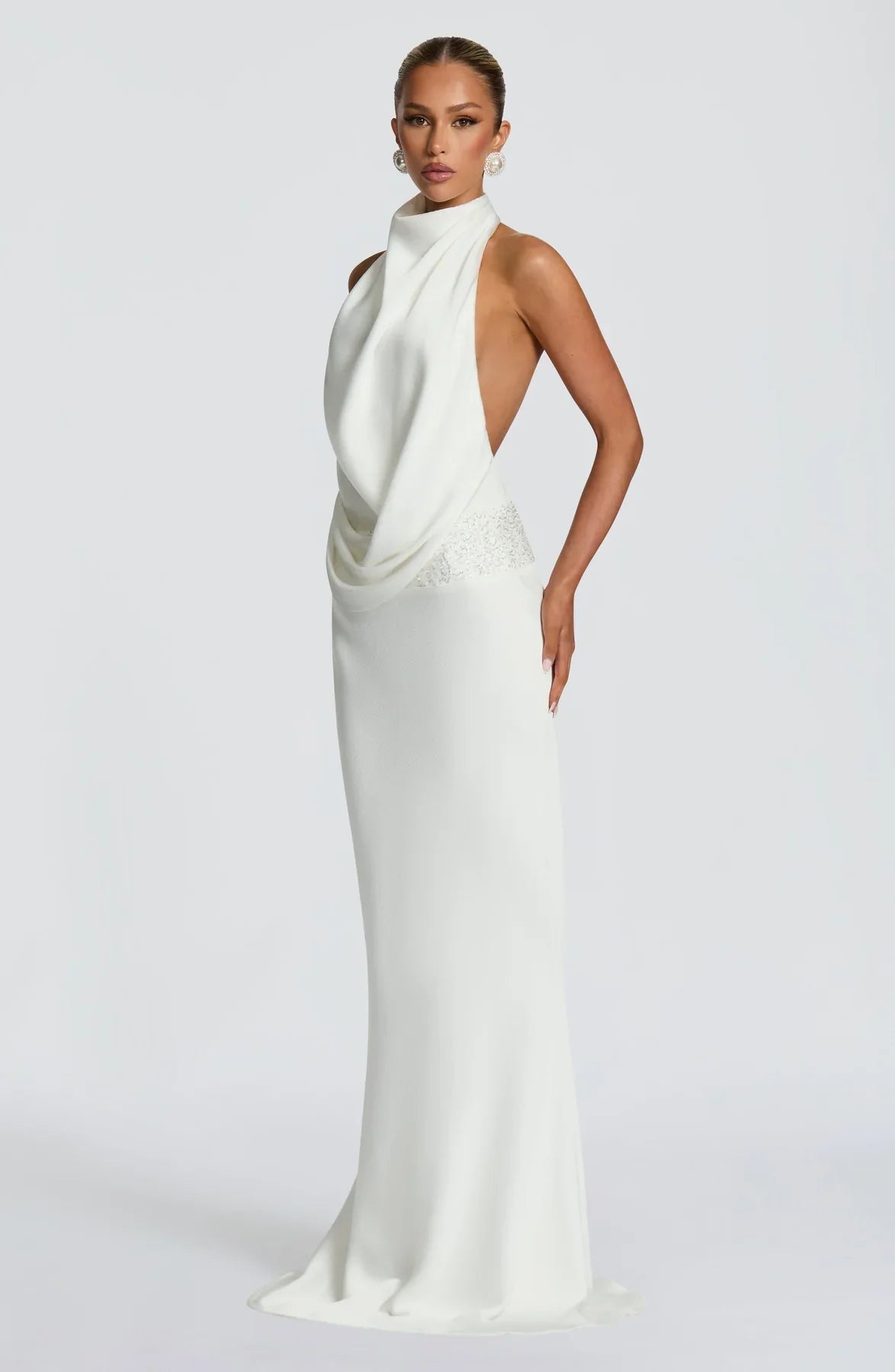 ARMELLE MAXI DRESS - WHITE