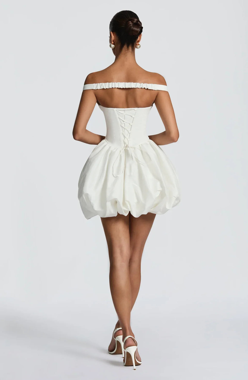EILEEN MINI DRESS - WHITE