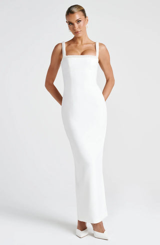 INES MAXI DRESS - WHITE