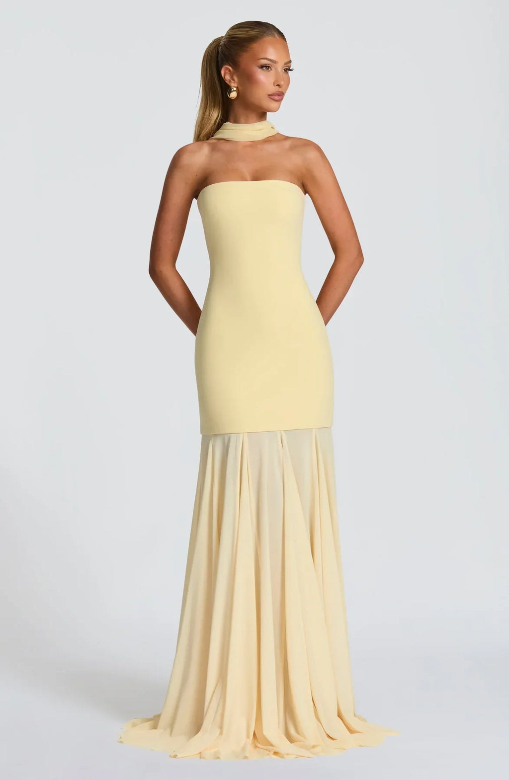 MERRITT MAXI DRESS - YELLOW