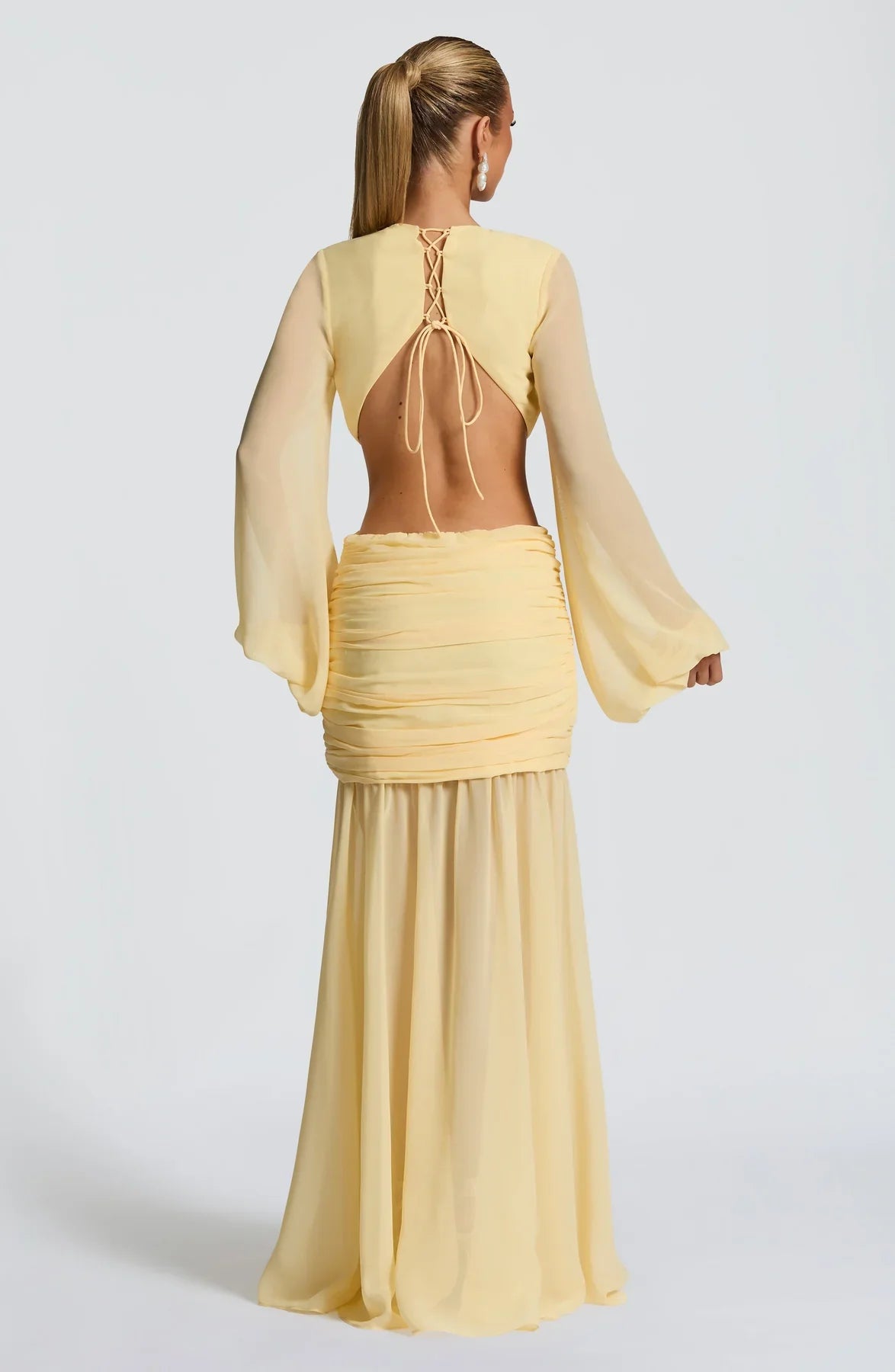 ANDRINA MAXI DRESS - YELLOW