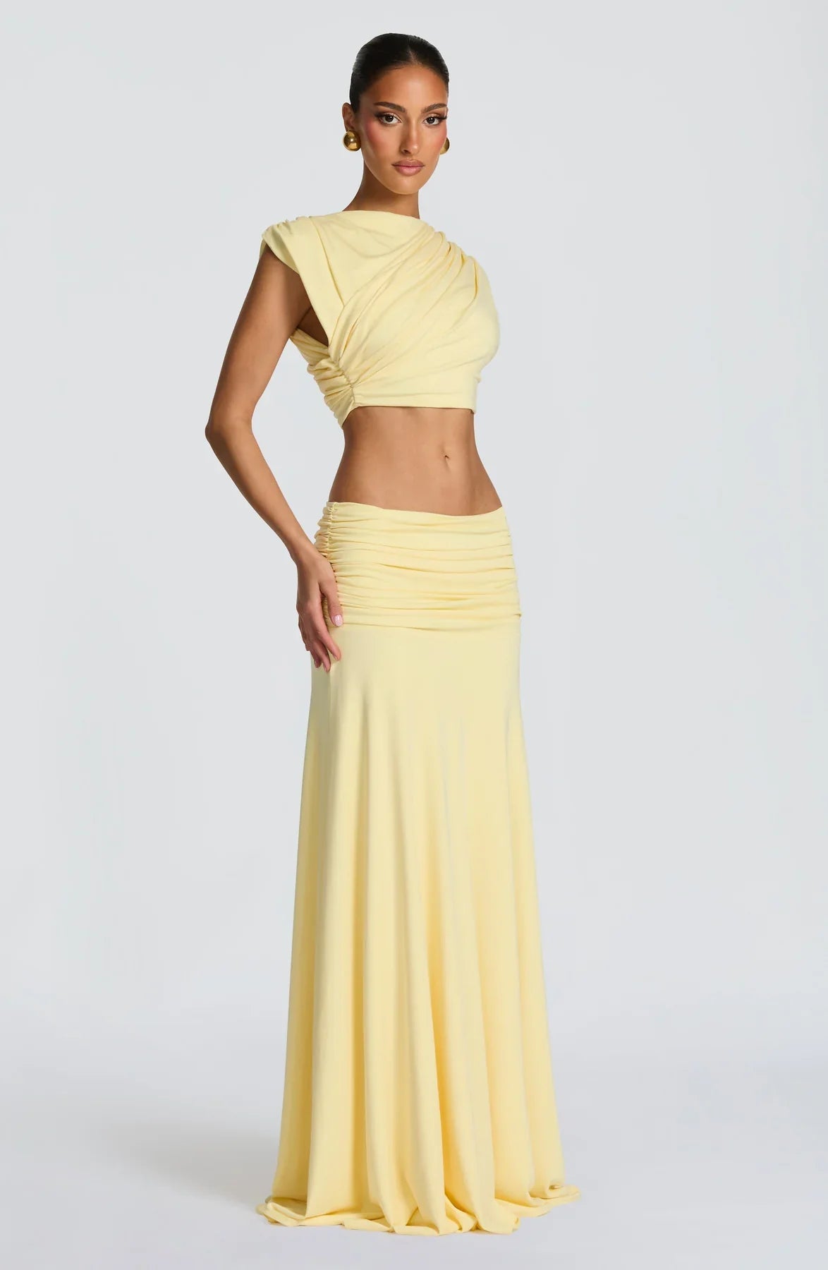 PAIGE MAXI DRESS - YELLOW