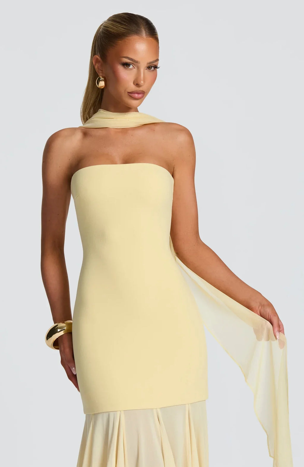 MERRITT MAXI DRESS - YELLOW