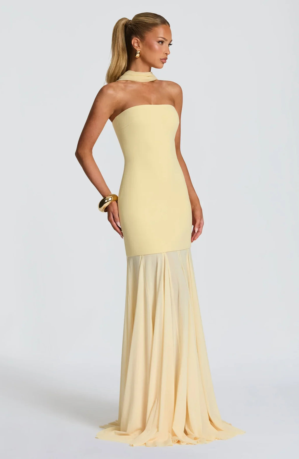 MERRITT MAXI DRESS - YELLOW