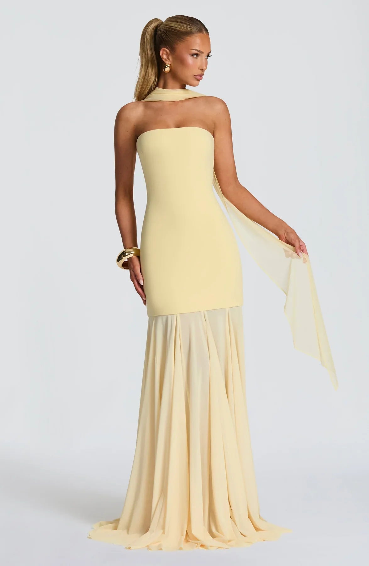 MERRITT MAXI DRESS - YELLOW