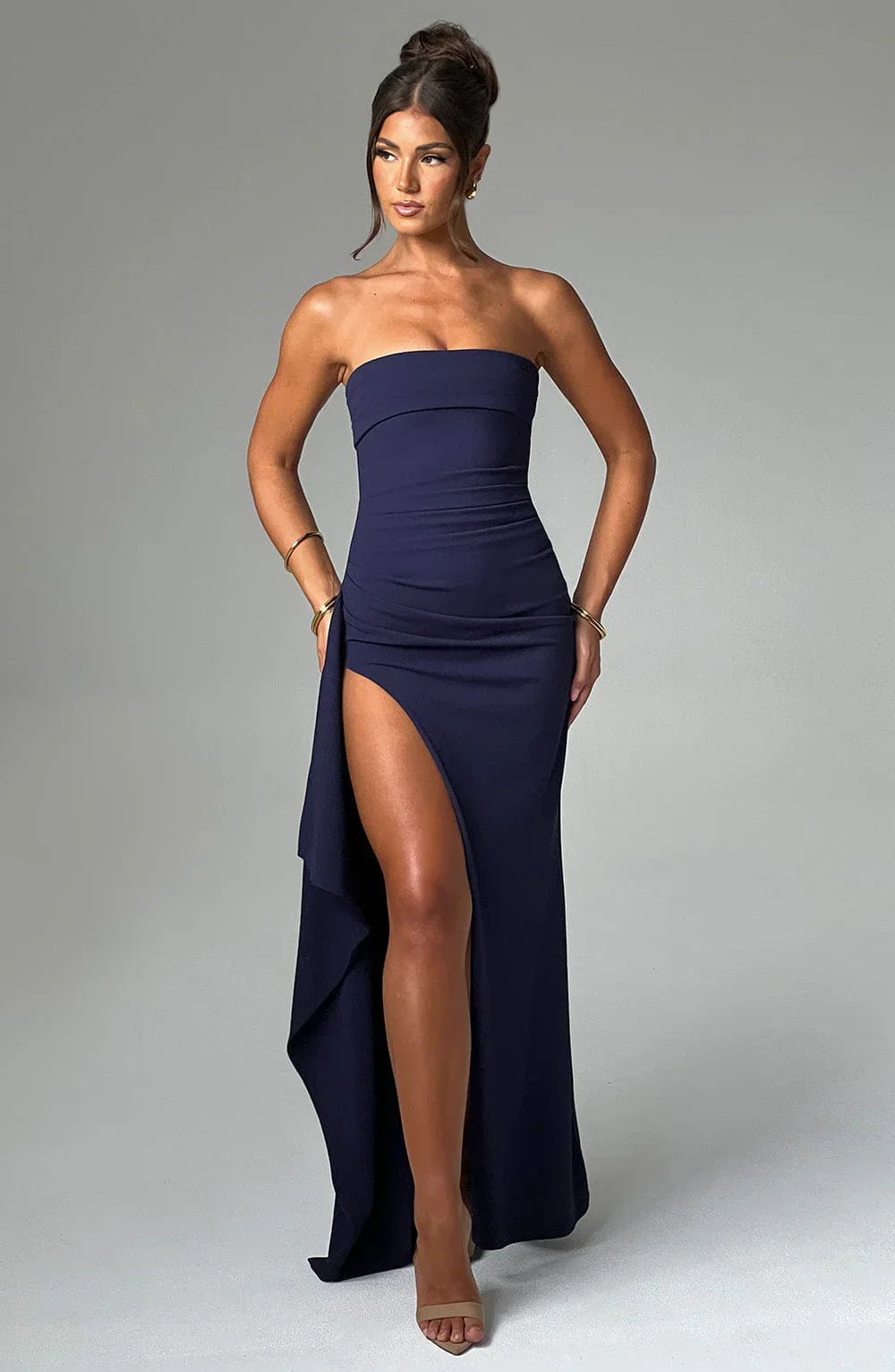 ZAFIRA MAXI DRESS - NAVY